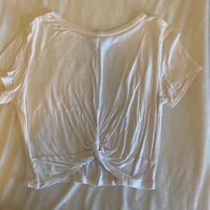 White crop top!